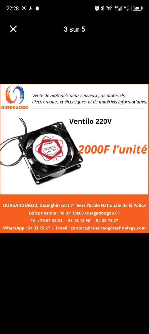 Pièces pour couveuse 