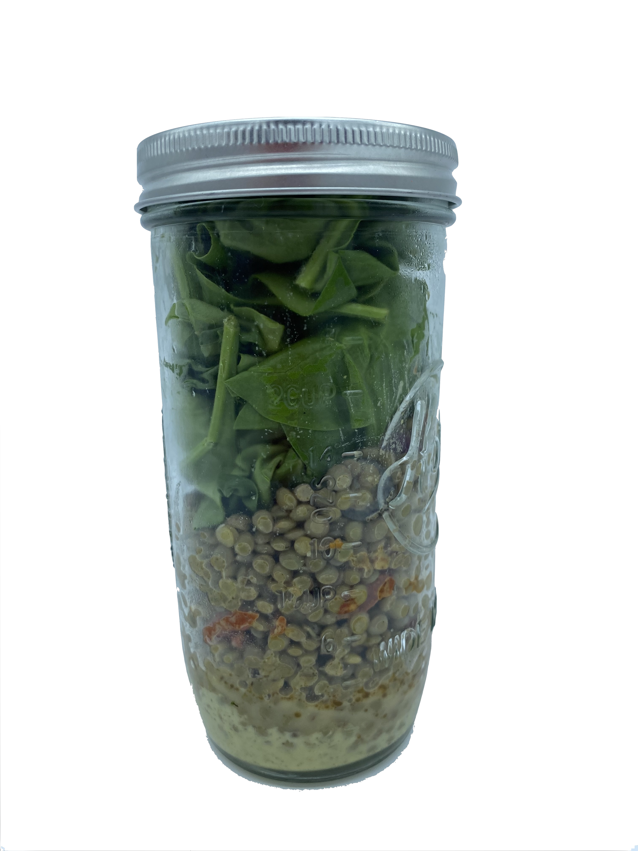 Mediteranean lentil with sun-dried tomatoes in tahini sauce_0