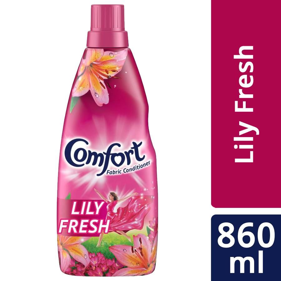 Comfort After Wash Lily Fresh Pink Fabric Conditioner - 860 ml_0
