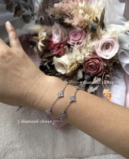 3 CLOVER DIAMOND BRACELET