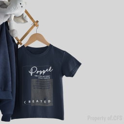 POPPET T-SHIRT KIDS COTTON COMBED 30S