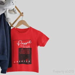 POPPET T-SHIRT KIDS COTTON COMBED 30S