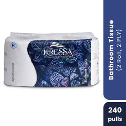 KRESSA Bathroom Tissue 2 Roll (240 Pulls), 2 Ply (8906132310098)