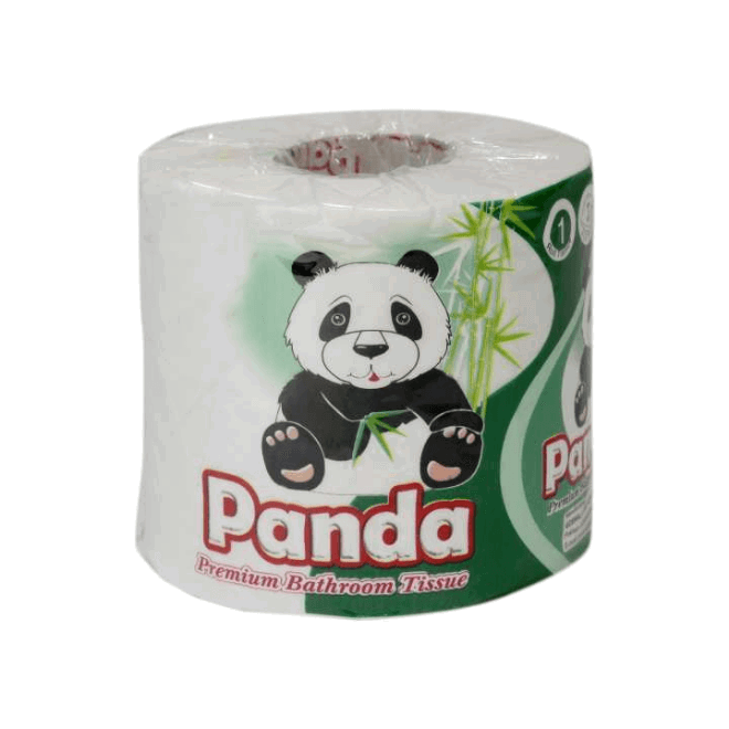 Panda Toilet Paper Green, 3Ply, 1Roll (170gm)