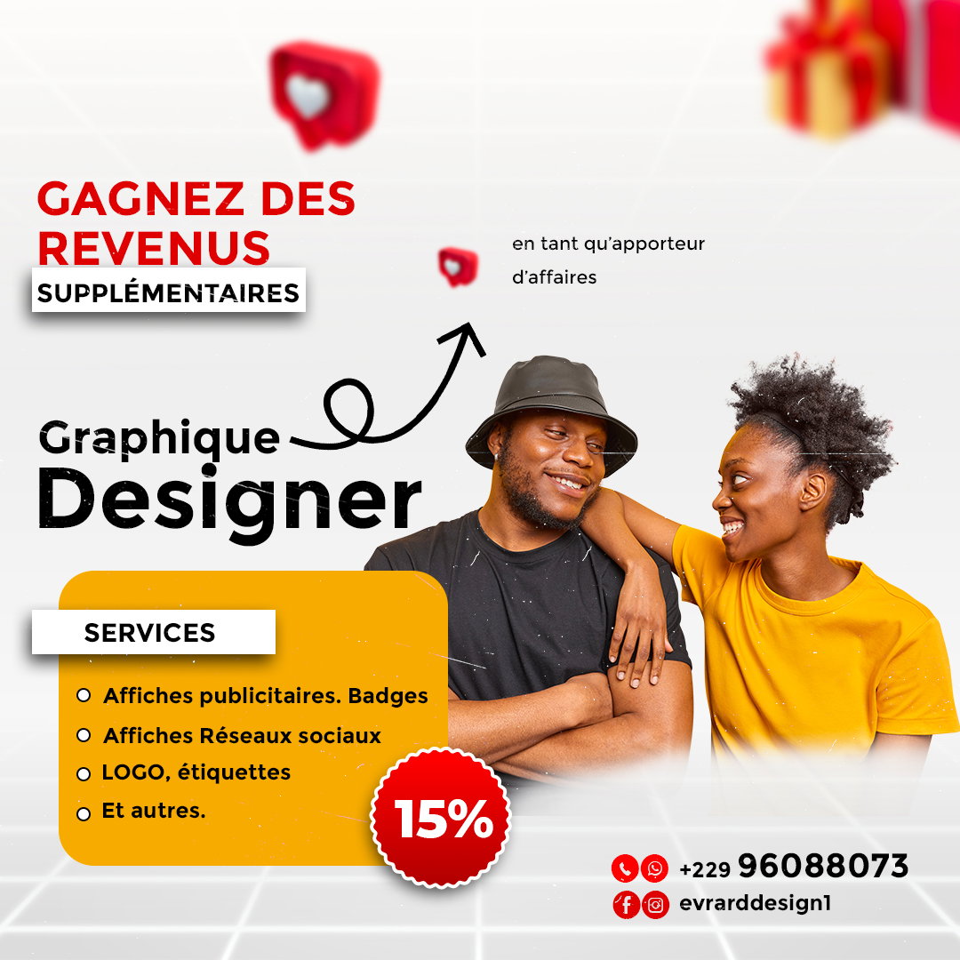 Création d'affiche publicitaire