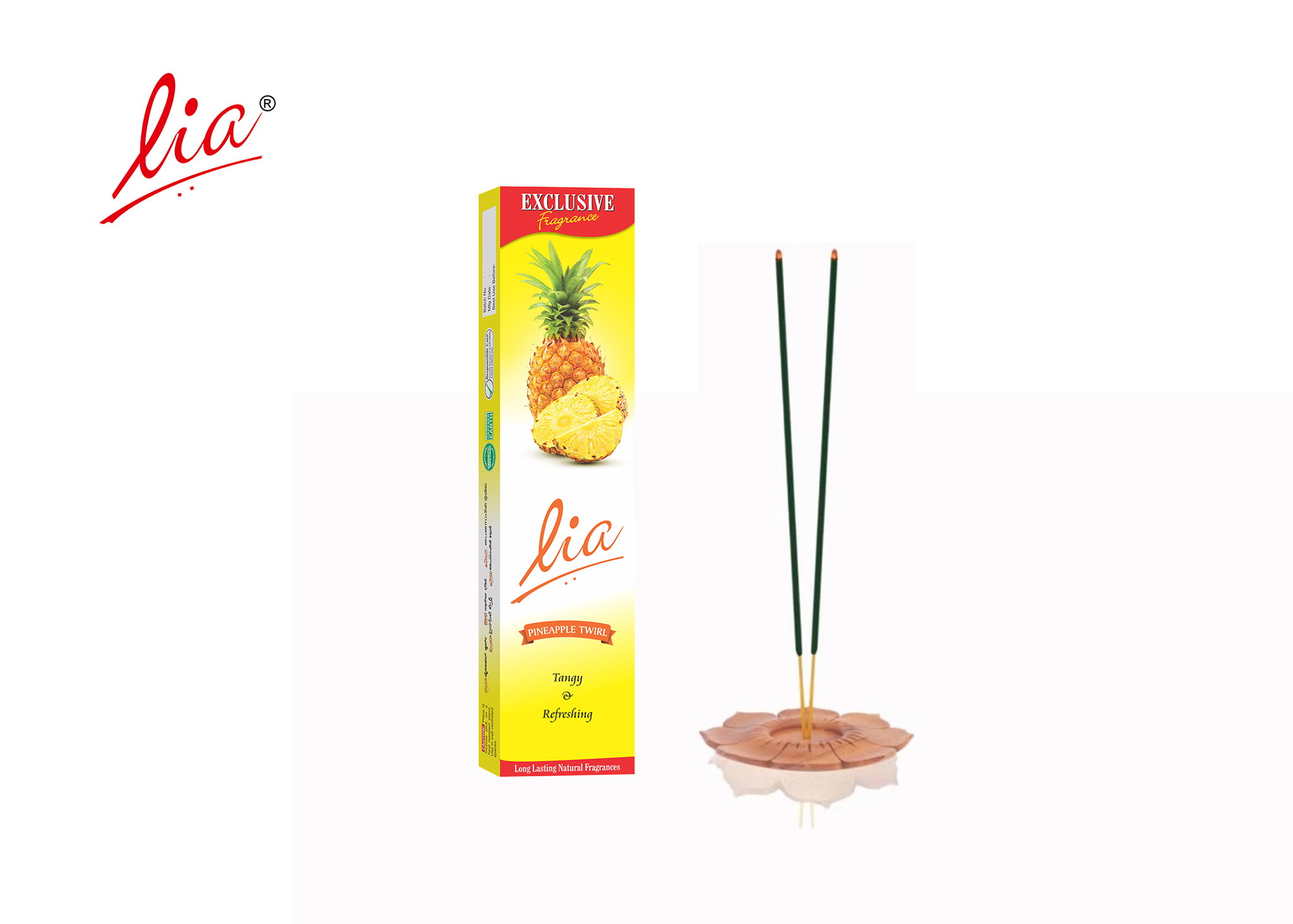 Cycle Lia Pineapple Twirl (Agarbatti) Incense Sticks, 80sticks_0