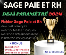 SAGE PAIE DEJA PARAMETRER