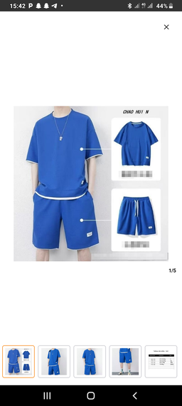 Complet bleu