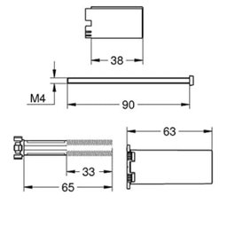 GROHE Rapido Smartbox Universal Extension Set Single-Lever Mixers, 25 mm Chrome