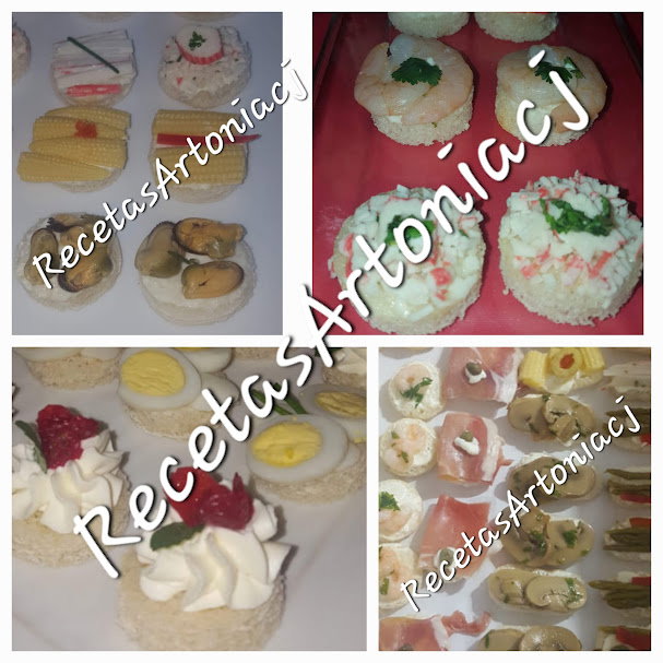 Canapés Gourmet 100 unidades de Bocados Surtidos _0