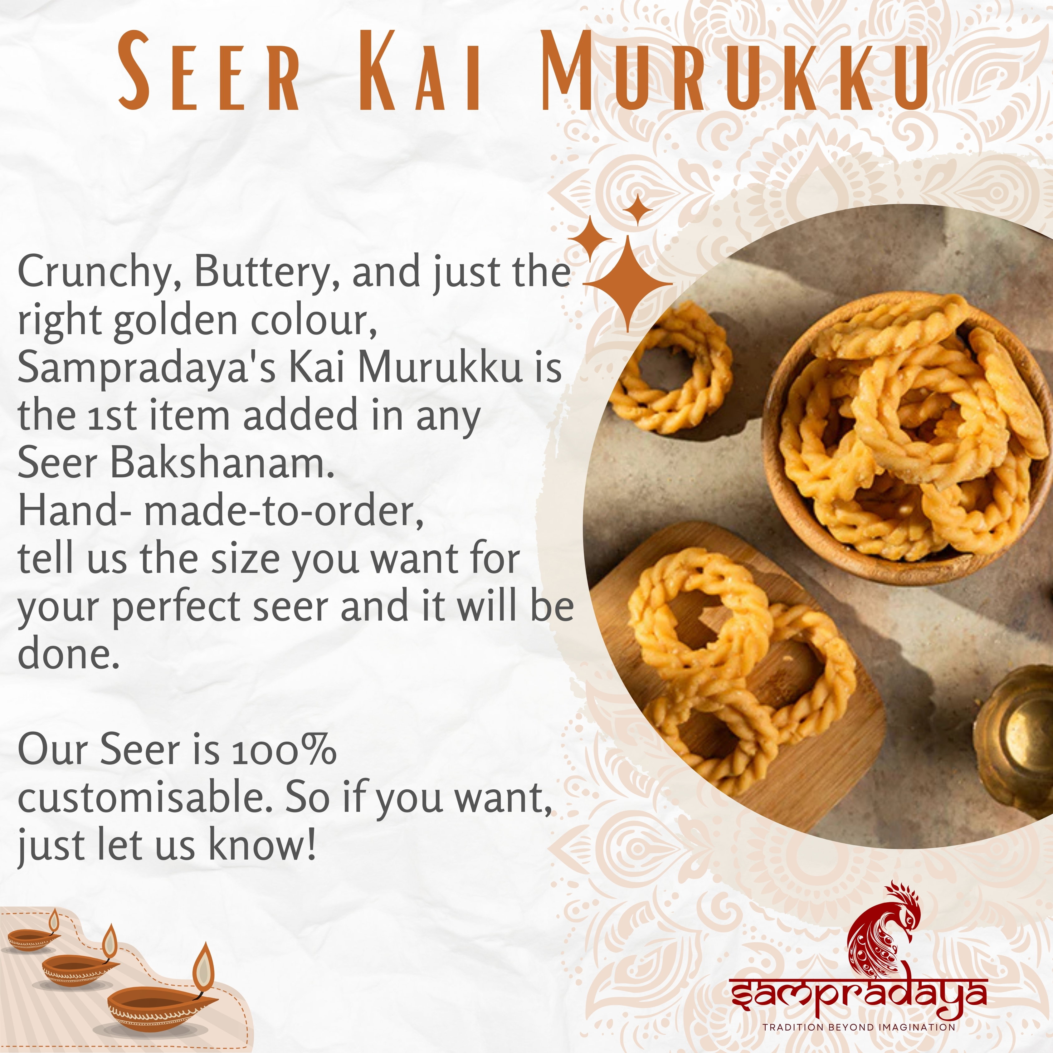 Sampradaya's Seer Bakshanam Products_4