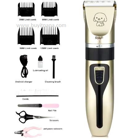 RAF Pet Grooming Hair Clipper Kit _1