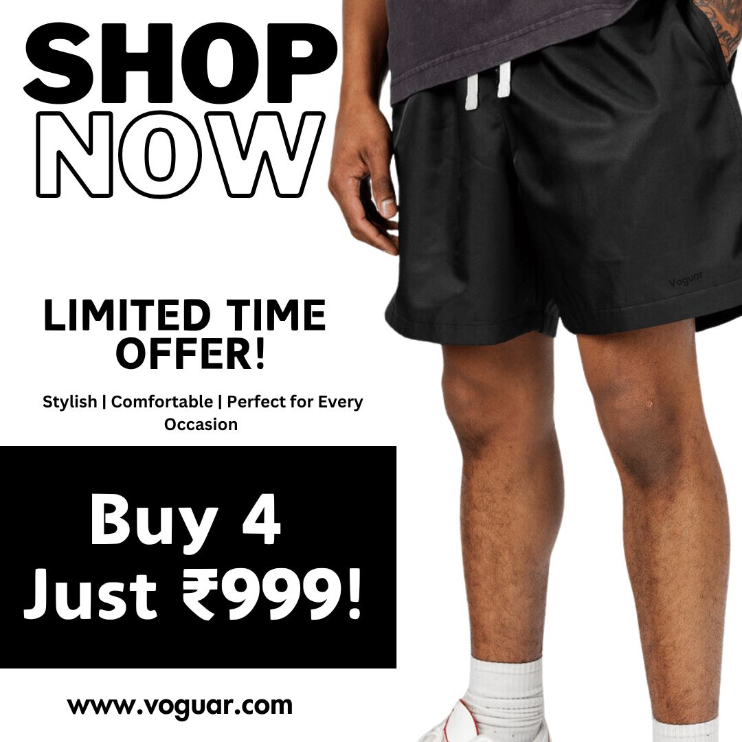 Voguar Classic Shorts combo pack of 4_0