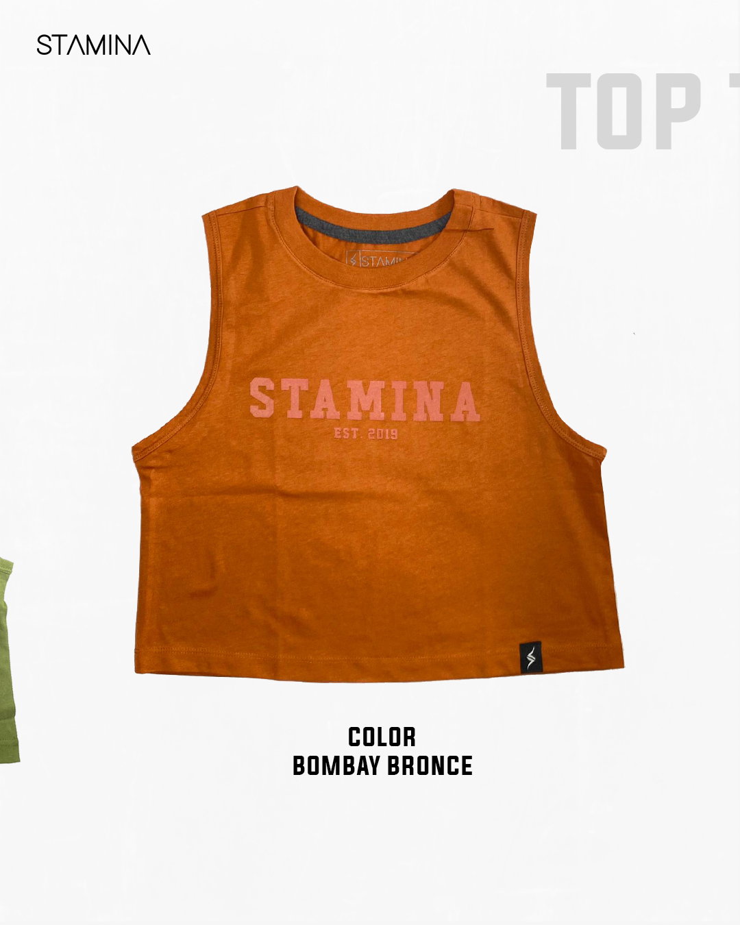 Top Tank Old School - Naranja