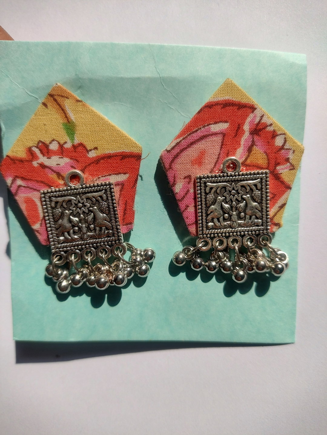 Fabric earring 