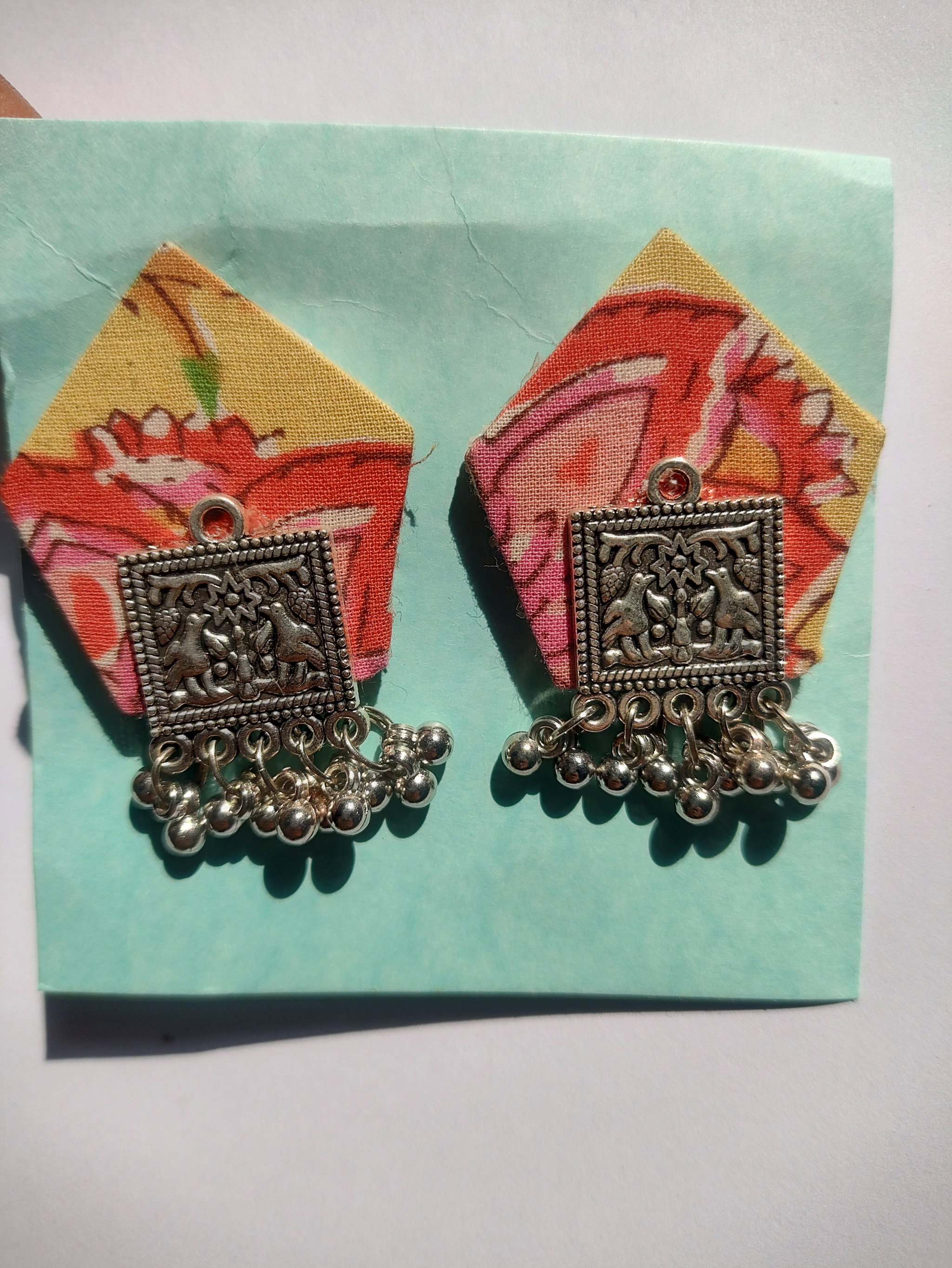 Fabric earring _0