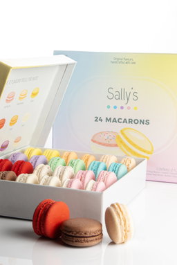 24-Piece Macaron Box (12 Flavors)