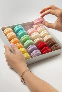 24-Piece Macaron Box (12 Flavors)