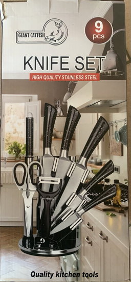 ENSEMBLE COUTEAU 9PCS