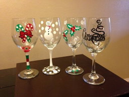 Customised Wine Glasses