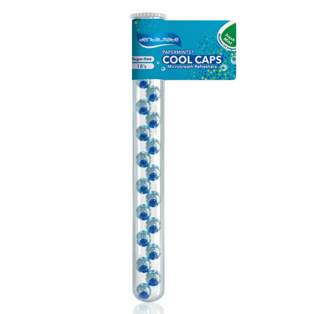 Dentalmate Papermints Coolcaps Tube Sugar-free 18's