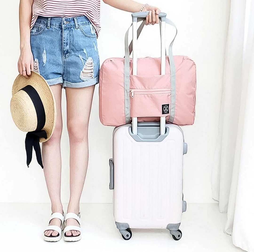 Large Capacity Luggage Bag - Easy to Organize Clothes, Foldable Waterproof Travel Bag for Kitchen, Bedroom, and Makeup Storage (1 Pc / Mix Color)_1