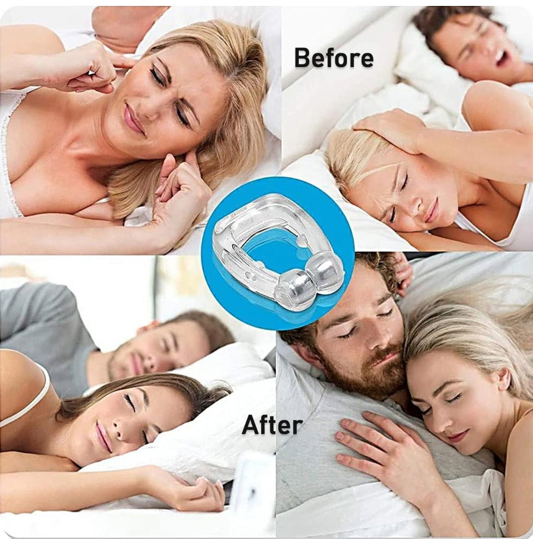 Anti Snore device for men and woman Silicone Magnetic Nose Clip For heavy Snoring sleeper, Snore Stopper, Anti Snoring Device (1 Pc)_1