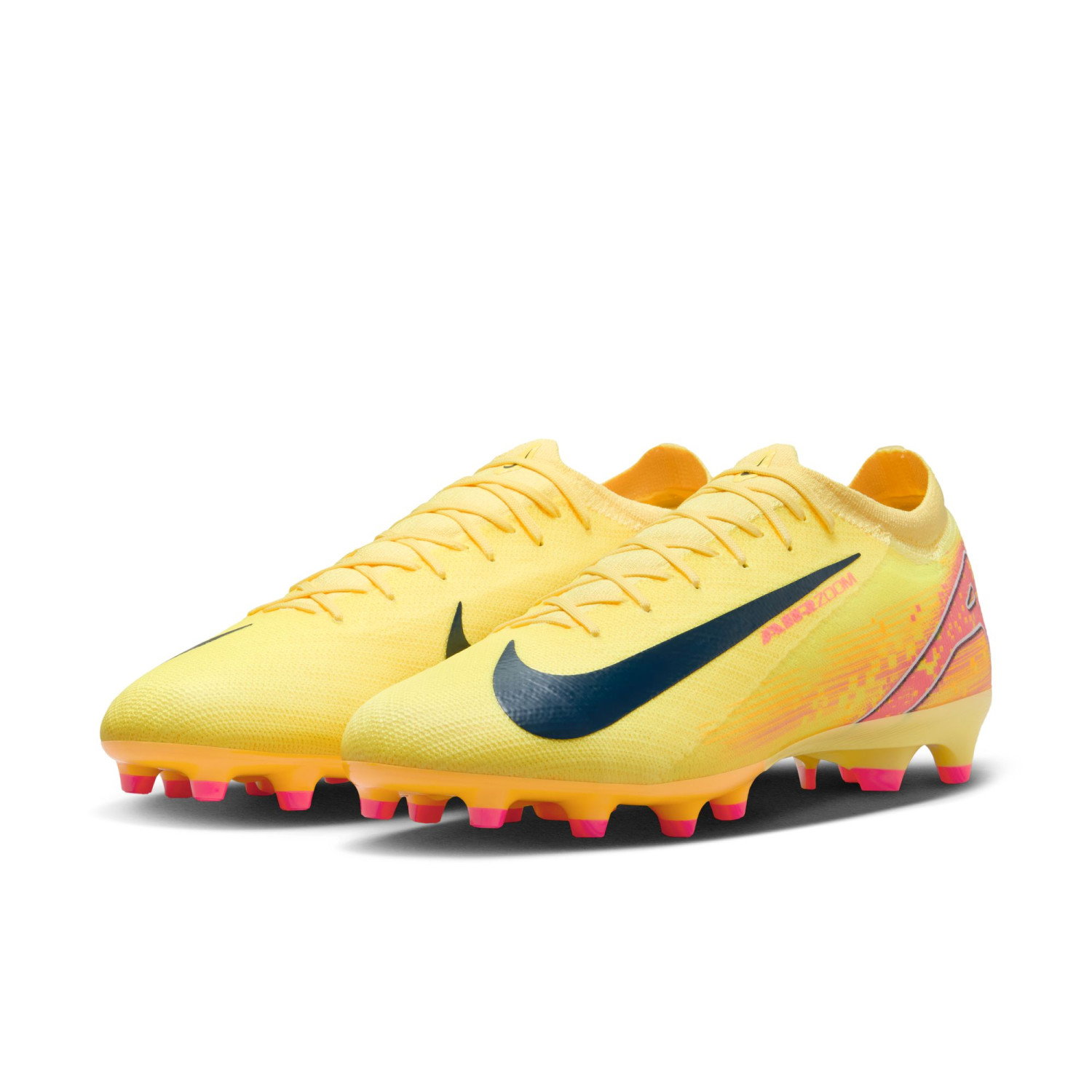 Nike Air Zoom Mercurial Vapor 16 Pro Mbappe AG-Pro jaune rose_2