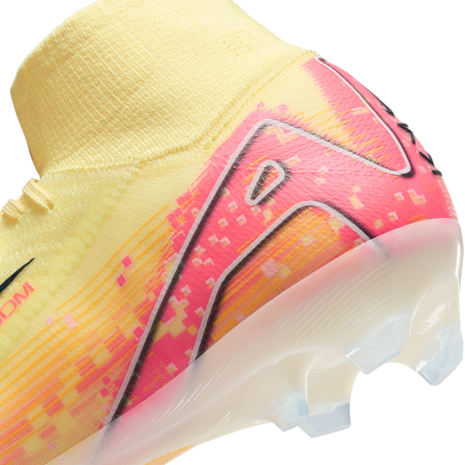 Nike Air Zoom Mercurial Superfly 10 Elite Mbappe FG jaune rose_6