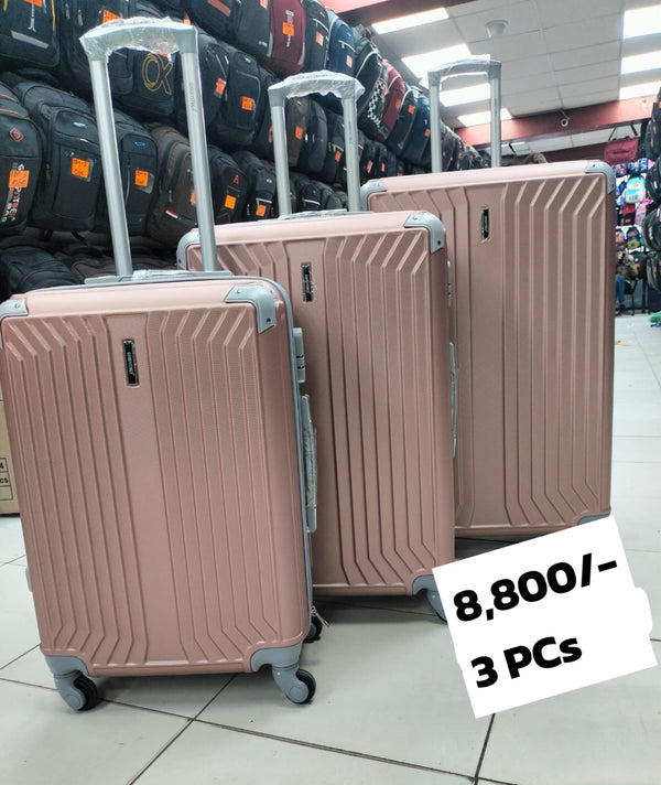 Suitcase 3pc Set (Rubber) #001_1