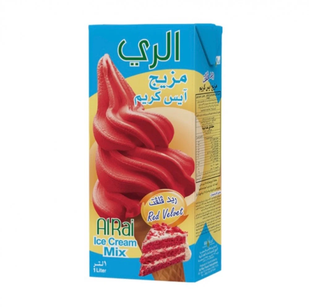 Al Rai Ice Cream Mix Red Velvet 1l