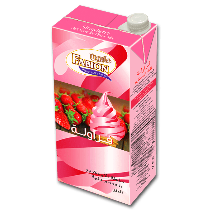 Fabion Premium Ice Cream Strawberry 1l