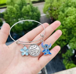 Motivational Stitch Jewelry with Charm
