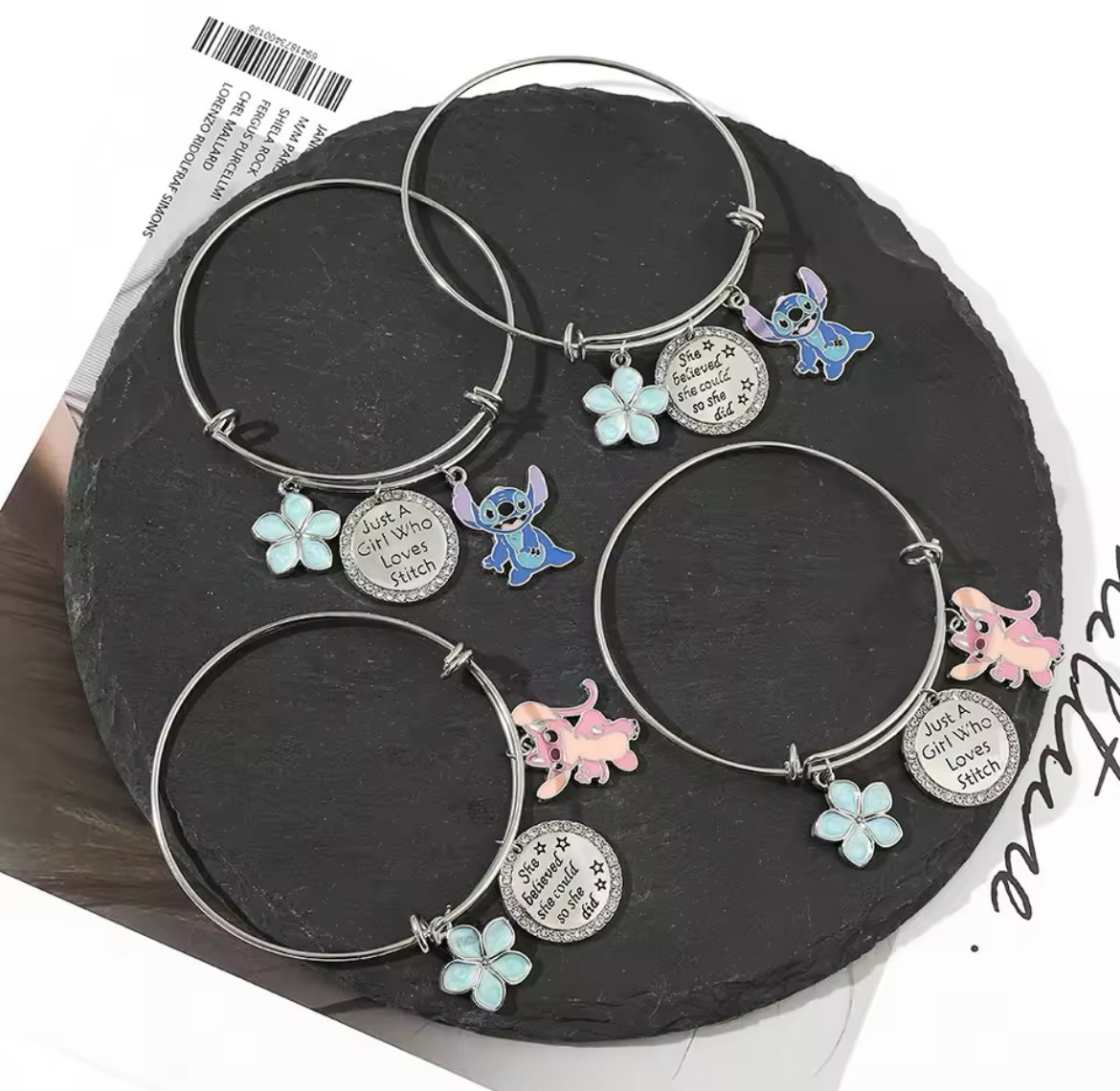 Motivational Stitch Jewelry with Charm_2