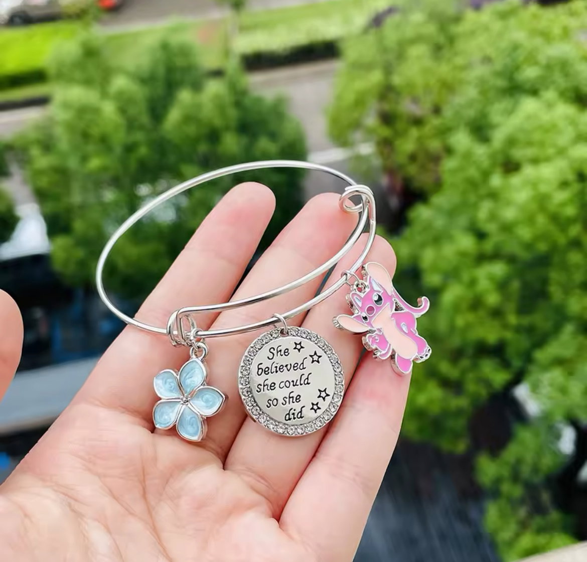Motivational Stitch Jewelry with Charm_1
