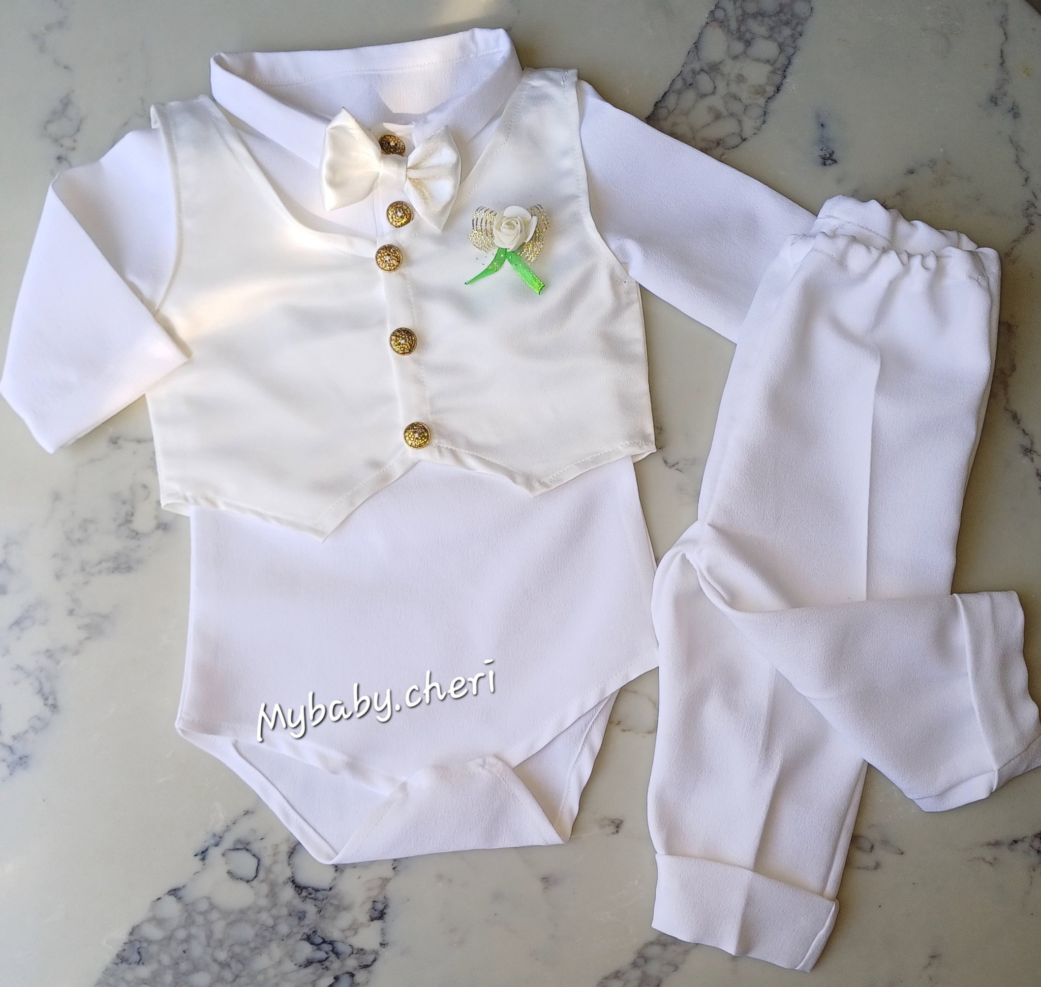 Baby boy white suit_1