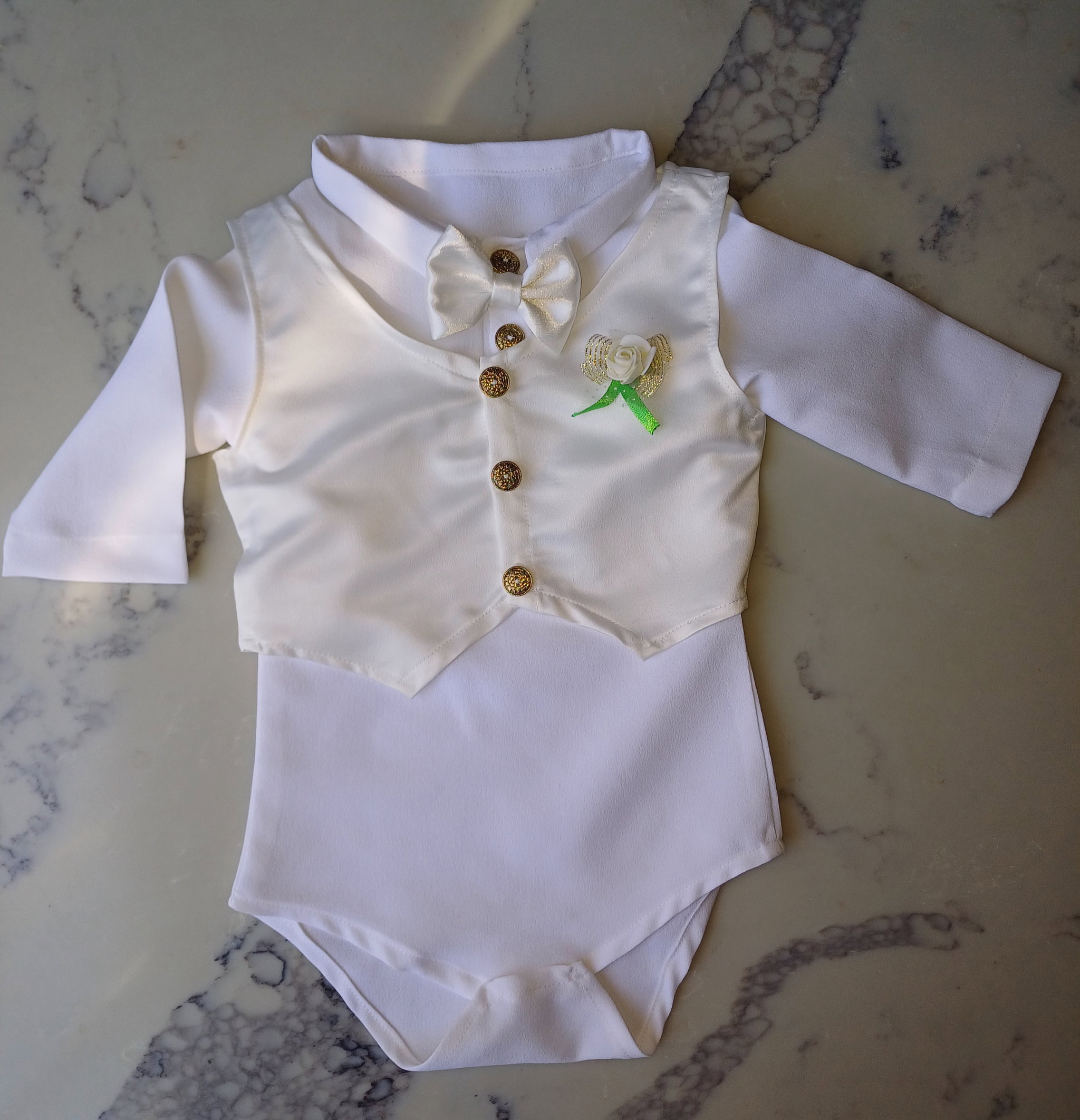 Baby boy white suit_2