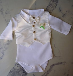 Baby boy white suit