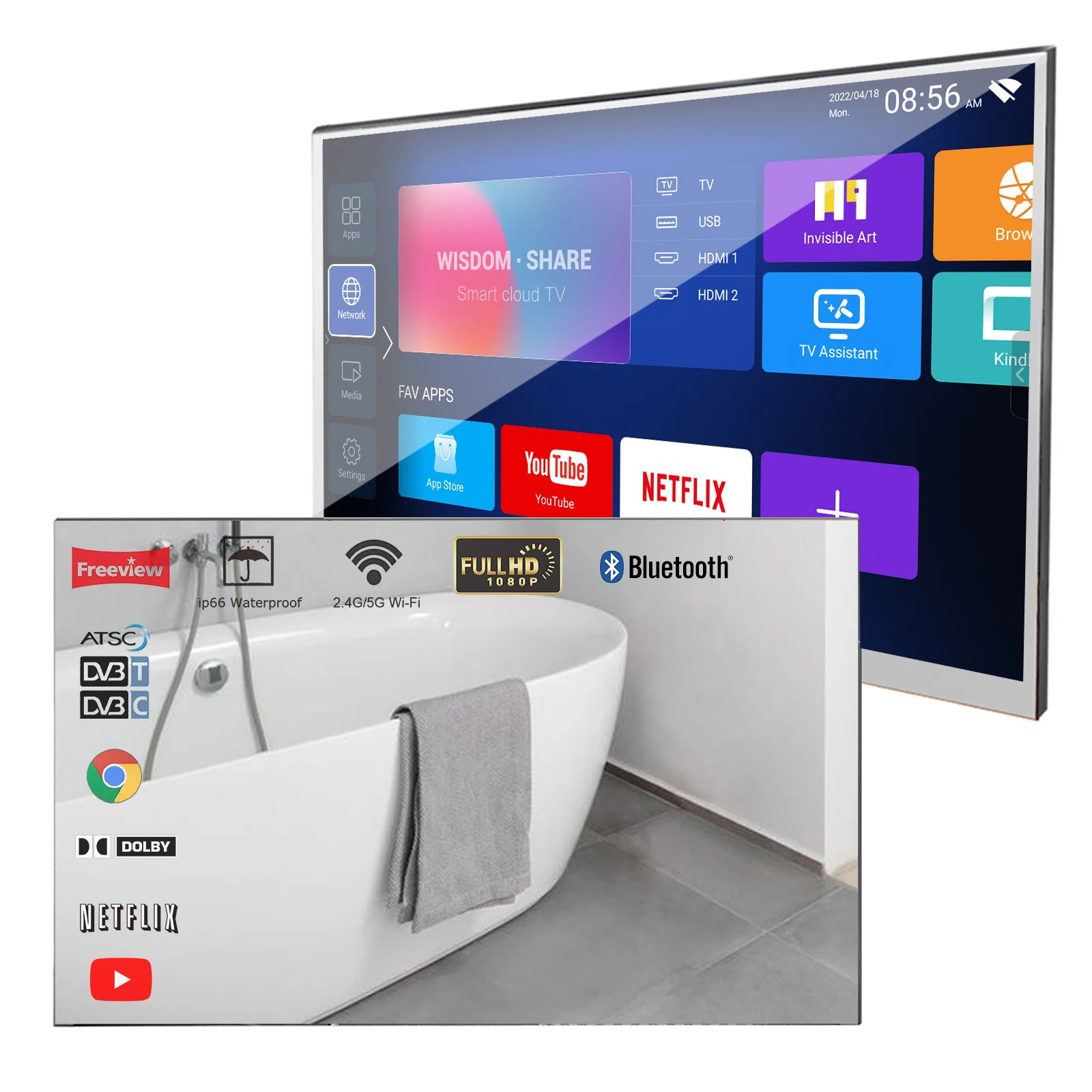 bathroom mirror smart tv_0