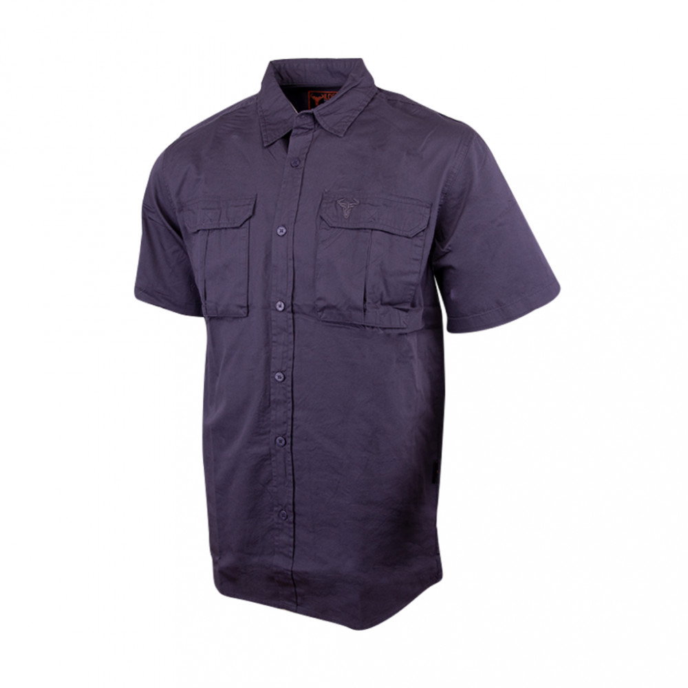 Wildebees Cotton Canvas Short Sleeve Shirt_2
