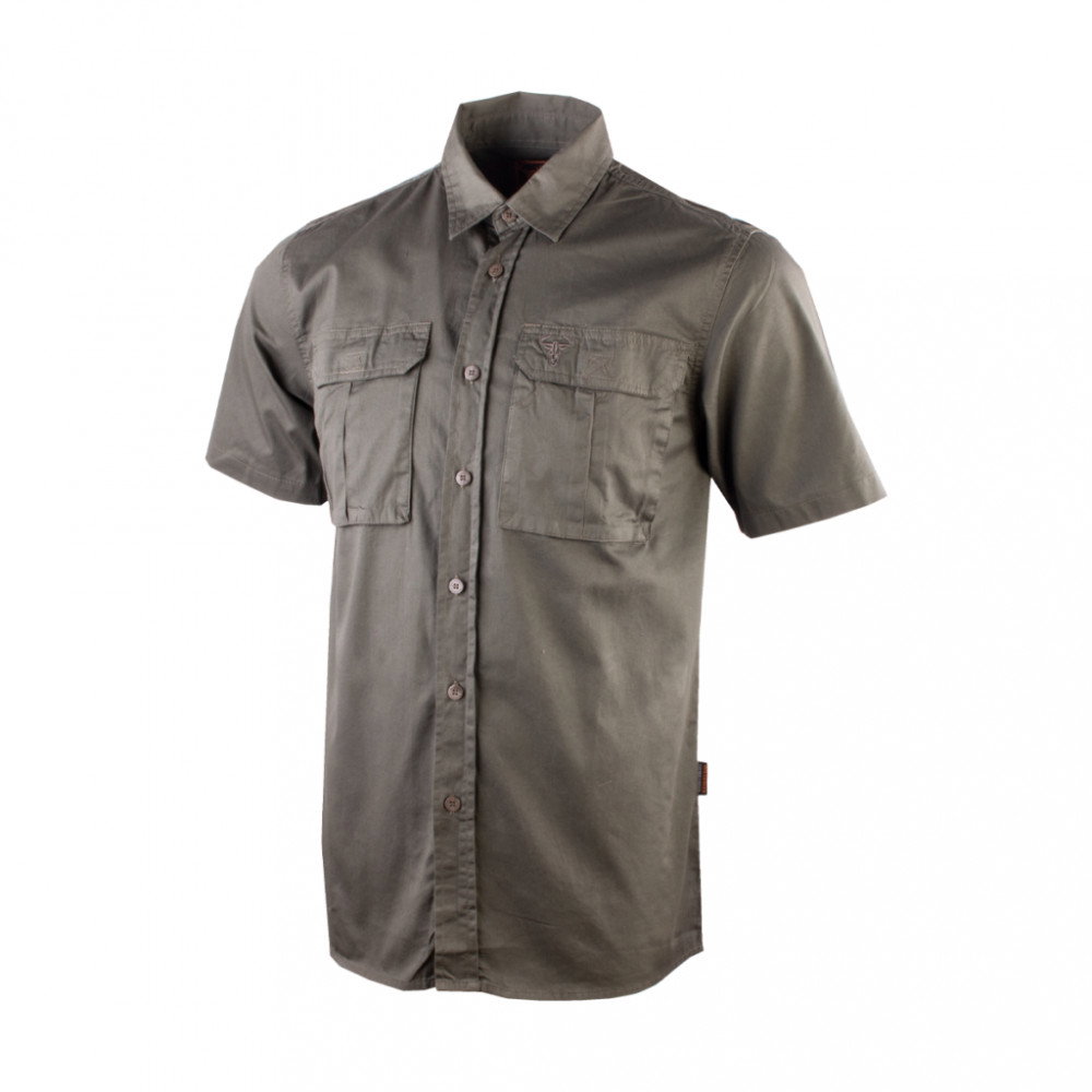 Wildebees Cotton Canvas Short Sleeve Shirt_3