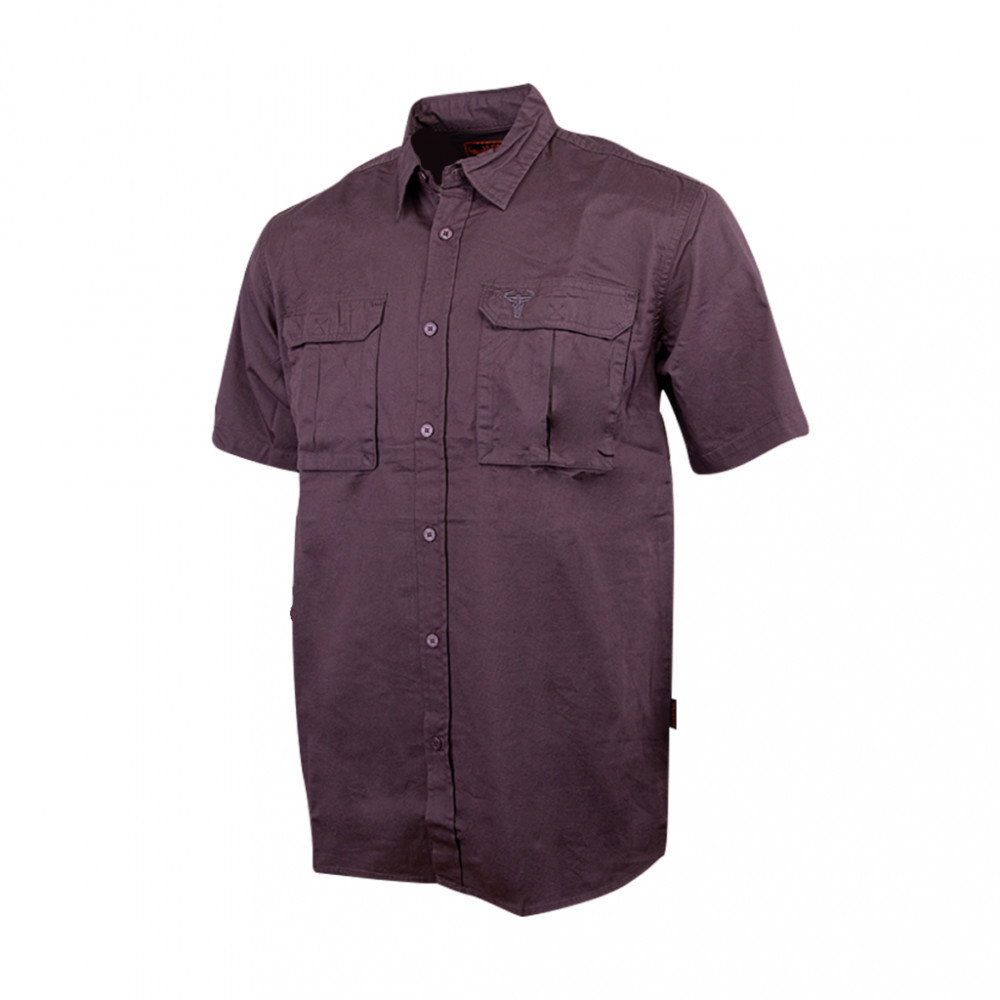 Wildebees Cotton Canvas Short Sleeve Shirt_5