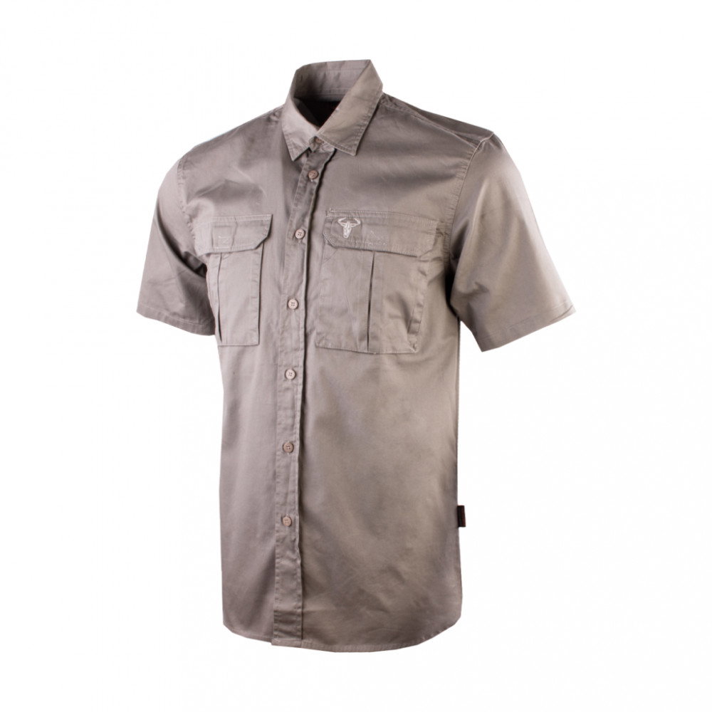 Wildebees Cotton Canvas Short Sleeve Shirt_4