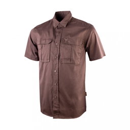 Wildebees Cotton Canvas Short Sleeve Shirt