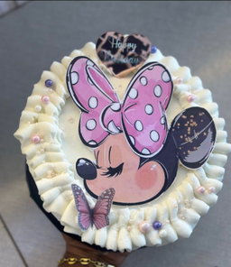 6 inches 1 Layer Buttercream Cake
