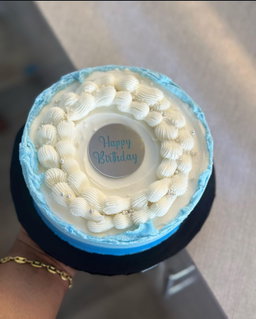 6 inches 1 Layer Buttercream Cake