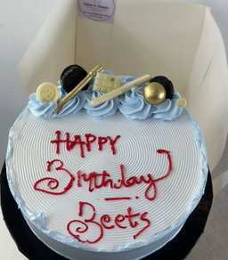 8 inches 1 Layer Whipped cream cake 
