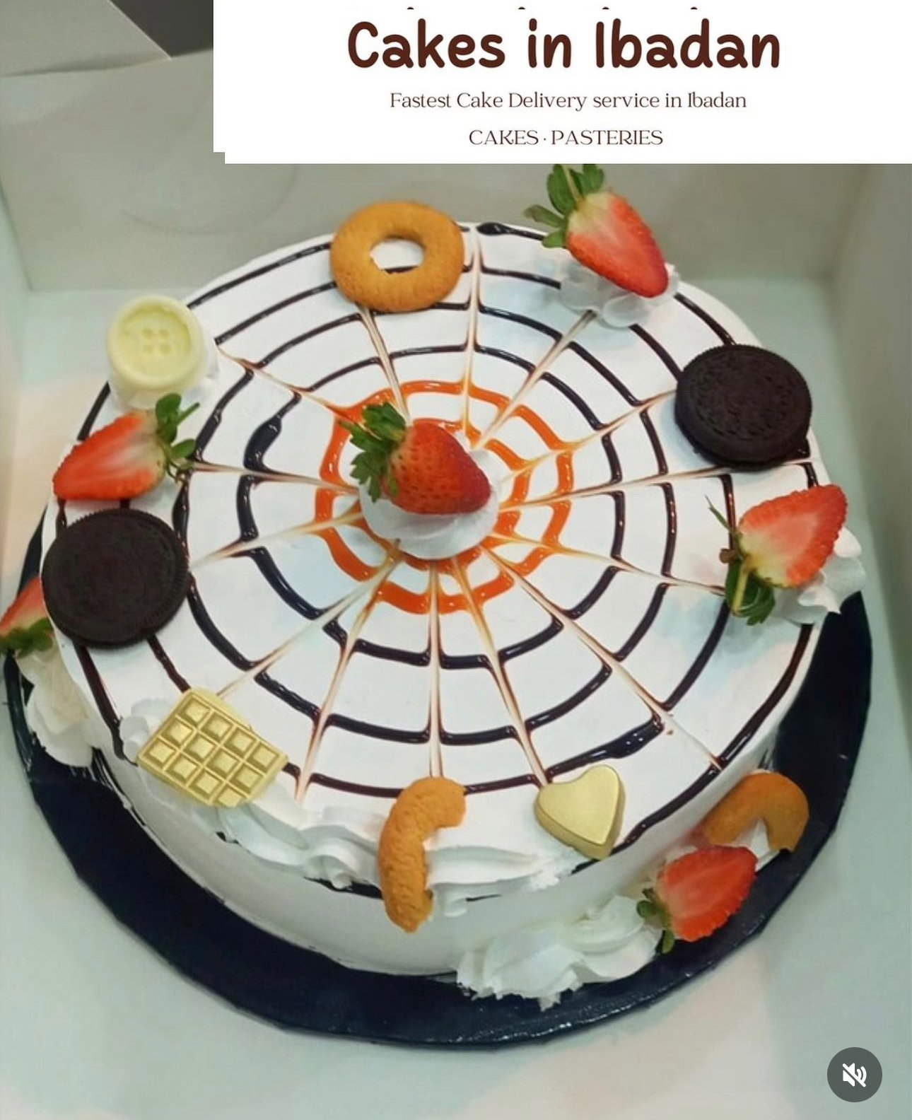  9 inches 1 Layer Whipped cream cake  _0