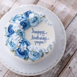  10 inches 1 Layer Whipped cream cake   