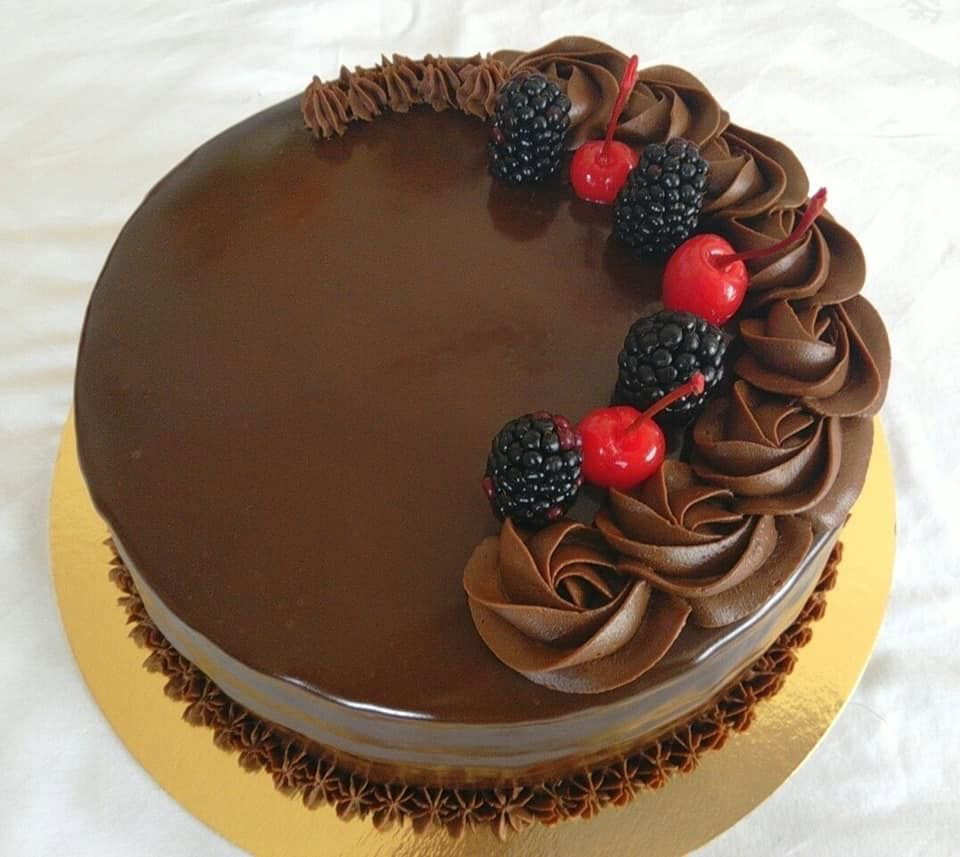  10 inches 1 Layer Whipped cream cake   _4